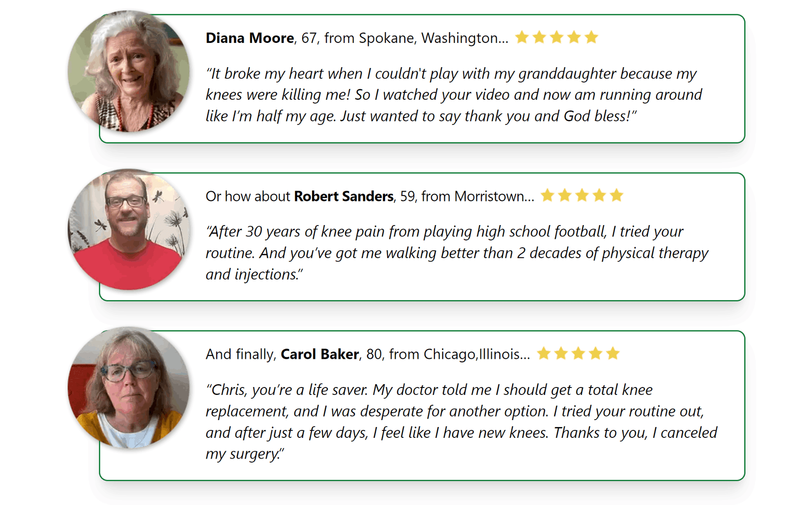 Ageless Knees Reviews